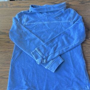 Vineyard Vines funnel neck pullover.  Garment dyed purple, size medium.